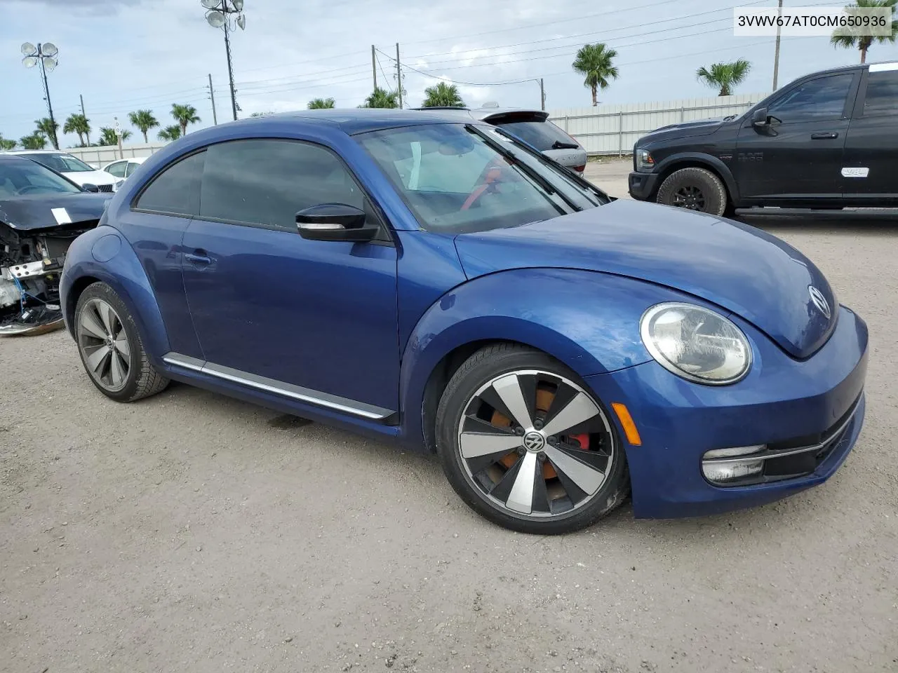 2012 Volkswagen Beetle Turbo VIN: 3VWV67AT0CM650936 Lot: 75429644