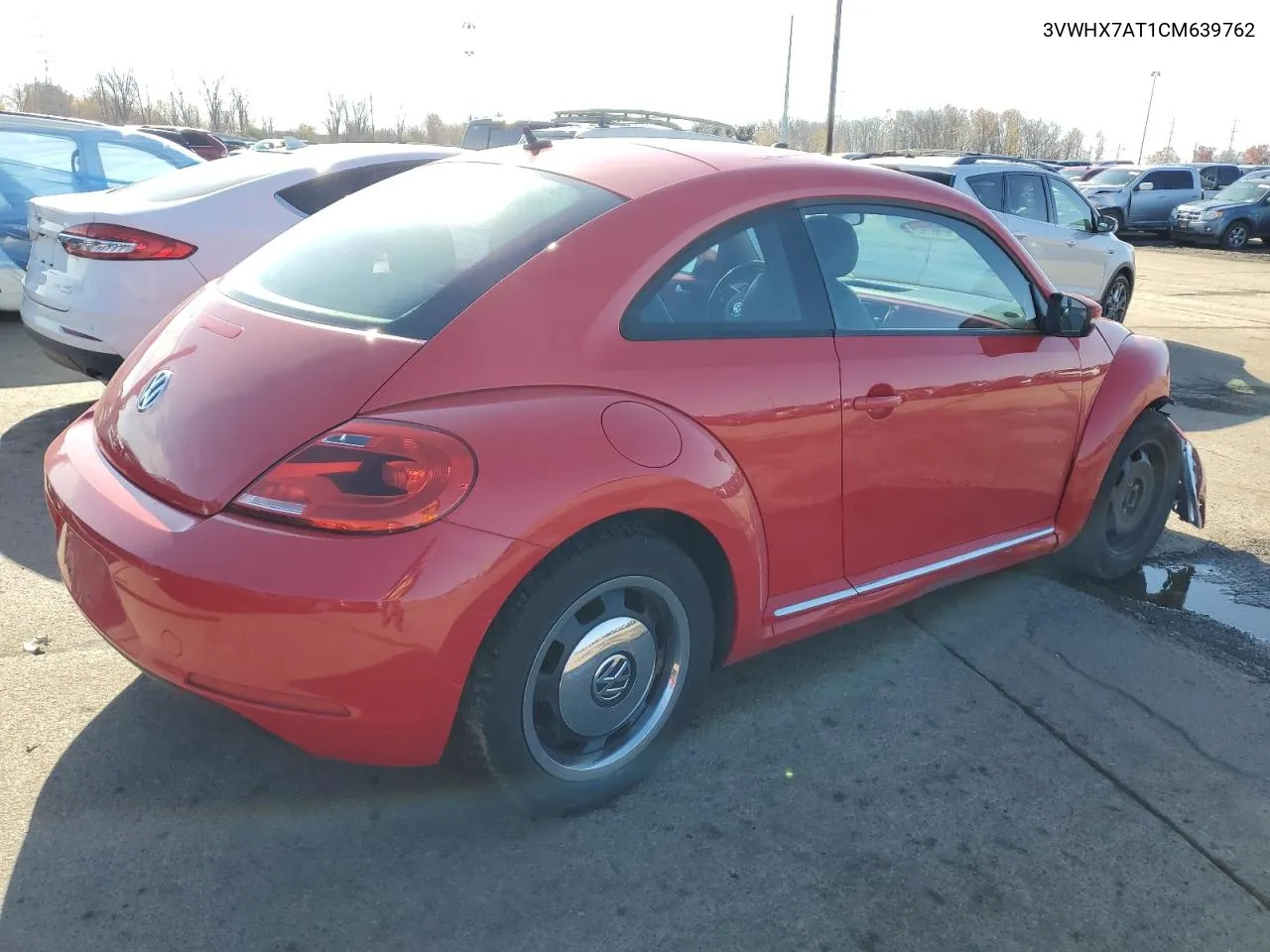 2012 Volkswagen Beetle VIN: 3VWHX7AT1CM639762 Lot: 75584333