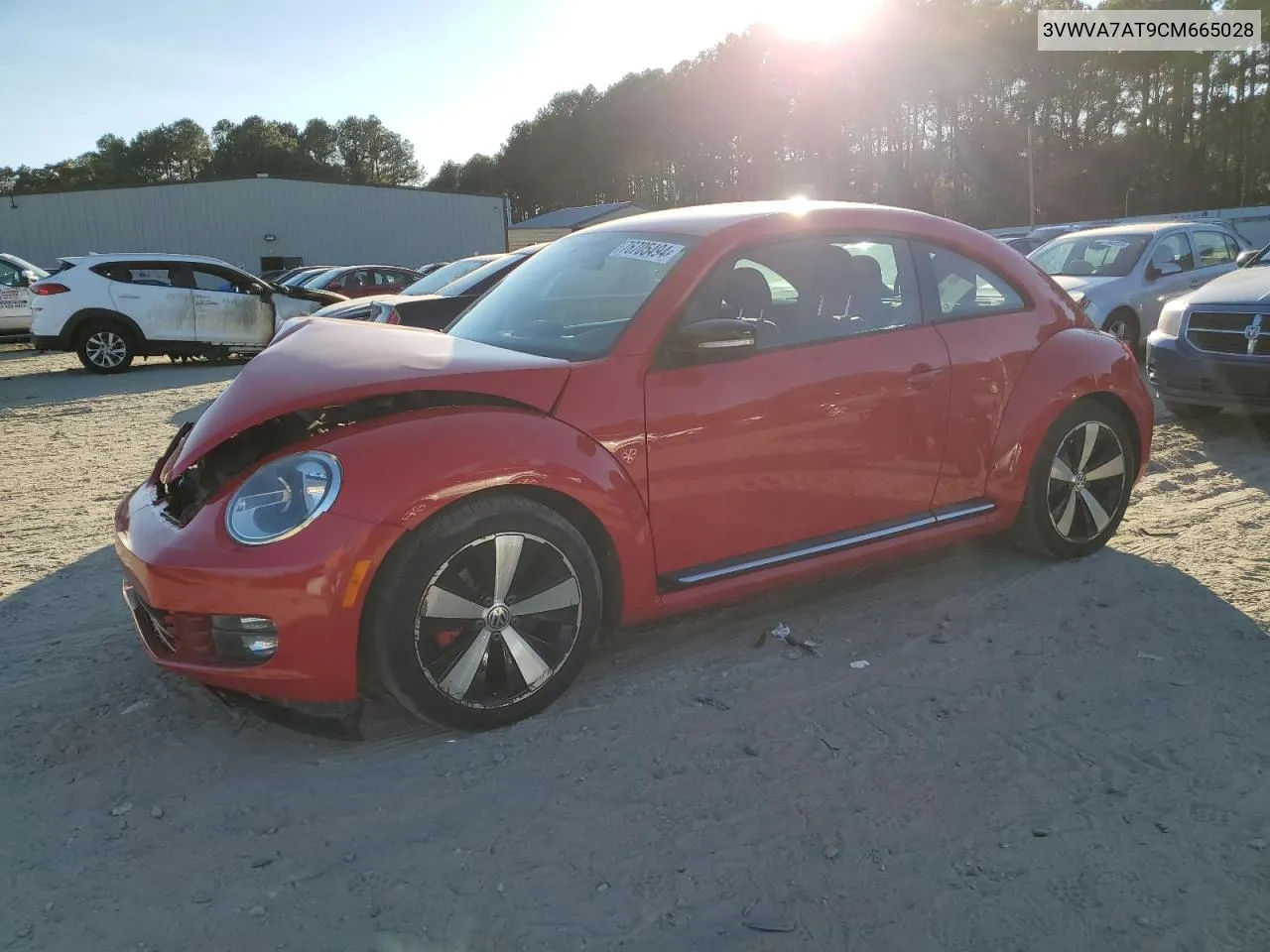 2012 Volkswagen Beetle Turbo VIN: 3VWVA7AT9CM665028 Lot: 76705494