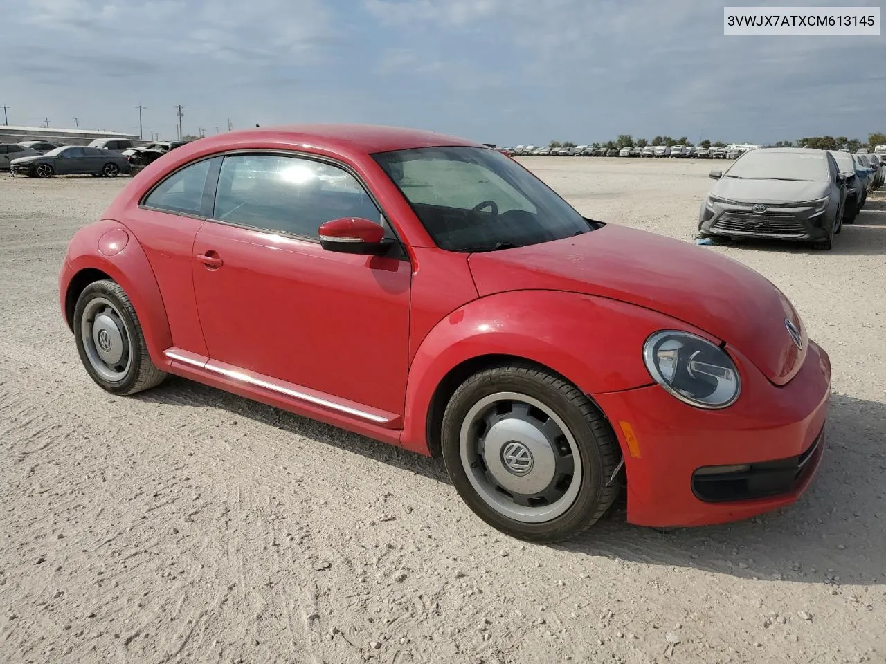 2012 Volkswagen Beetle VIN: 3VWJX7ATXCM613145 Lot: 76941184