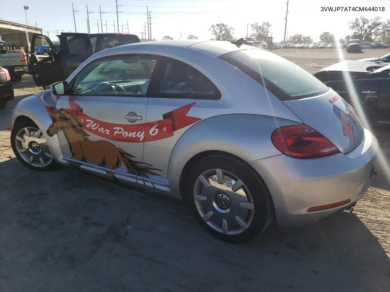 2012 Volkswagen Beetle VIN: 3VWJP7AT4CM644018 Lot: 77038574