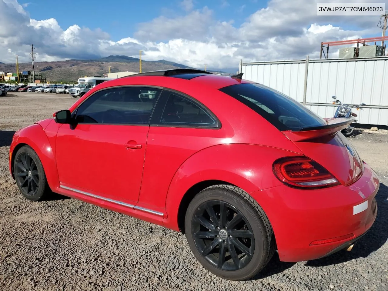 2012 Volkswagen Beetle VIN: 3VWJP7AT7CM646023 Lot: 77233844