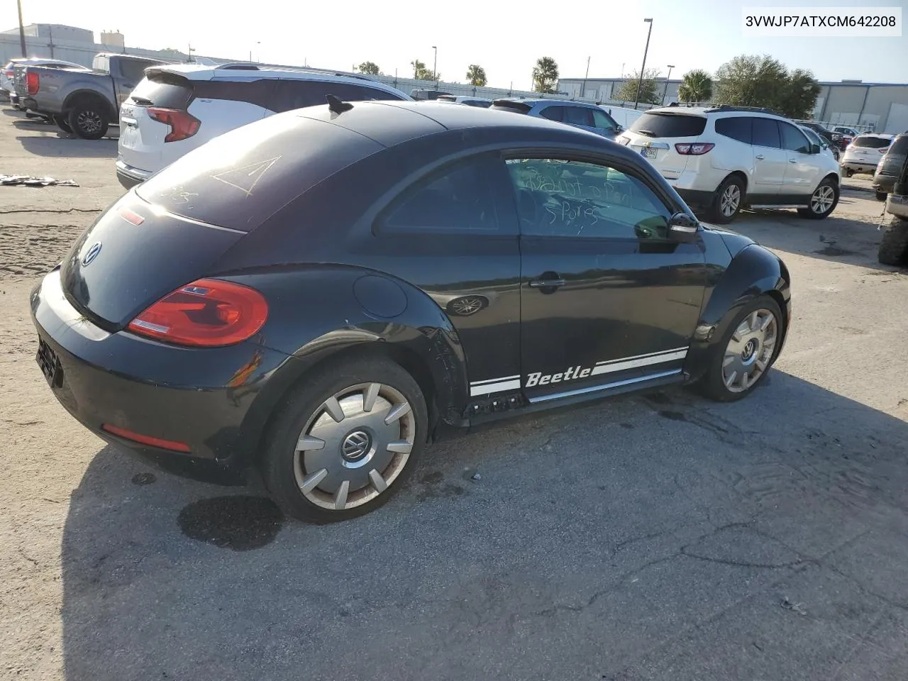 2012 Volkswagen Beetle VIN: 3VWJP7ATXCM642208 Lot: 77436764