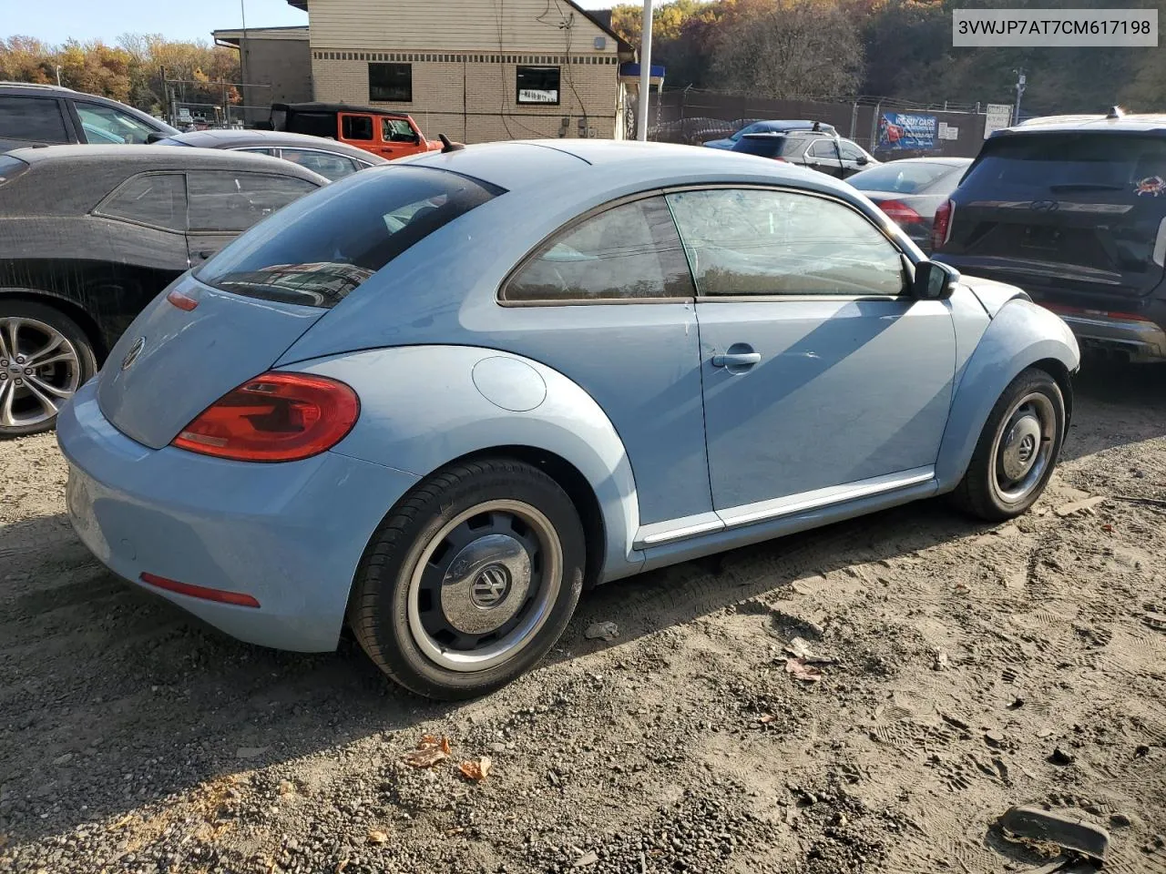 2012 Volkswagen Beetle VIN: 3VWJP7AT7CM617198 Lot: 77875314