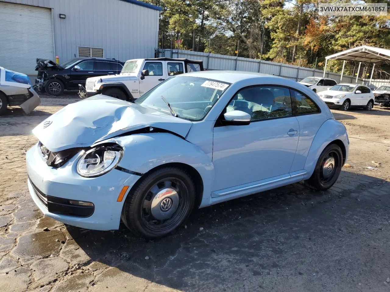 3VWJX7ATXCM661857 2012 Volkswagen Beetle