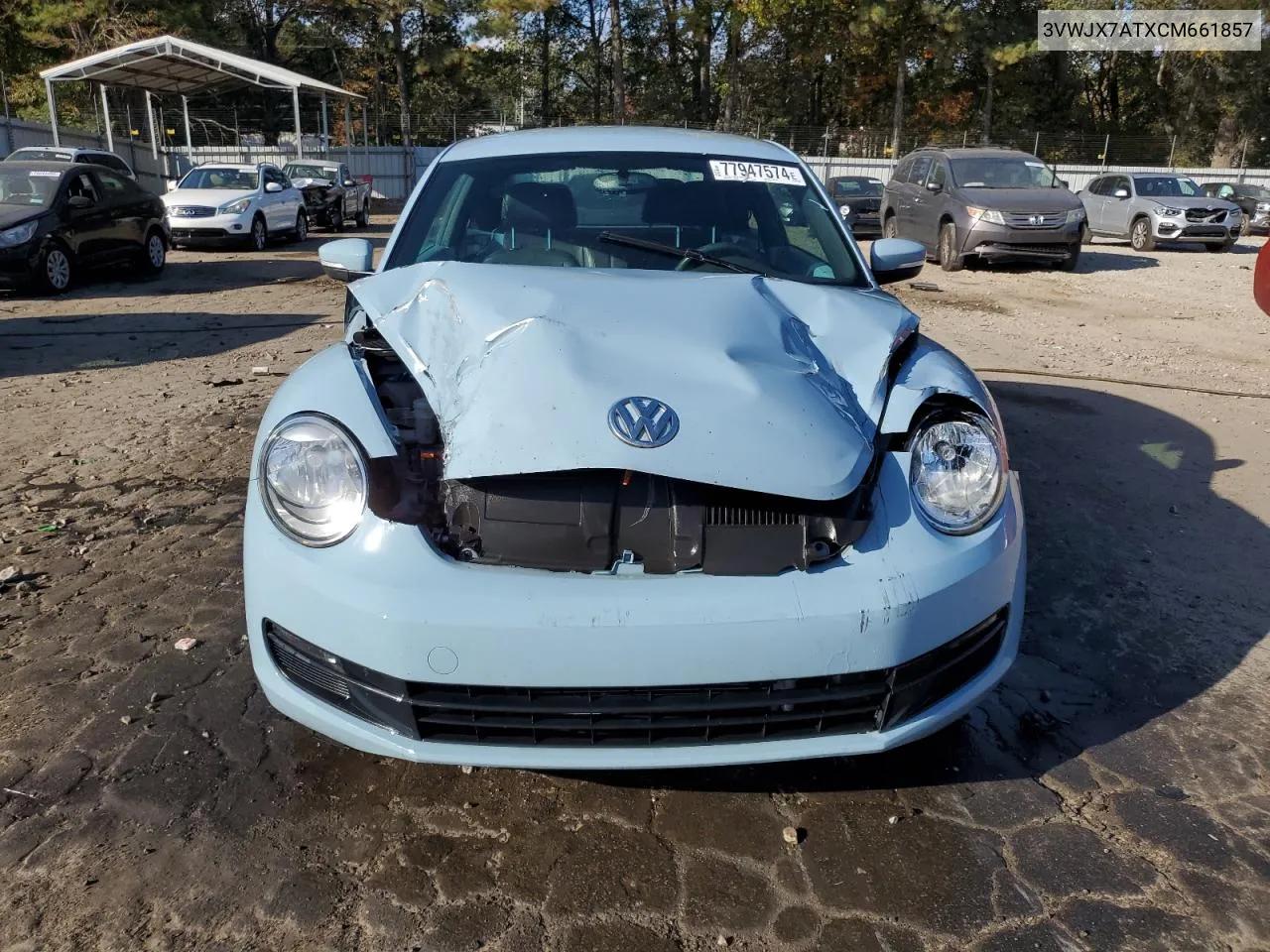 3VWJX7ATXCM661857 2012 Volkswagen Beetle