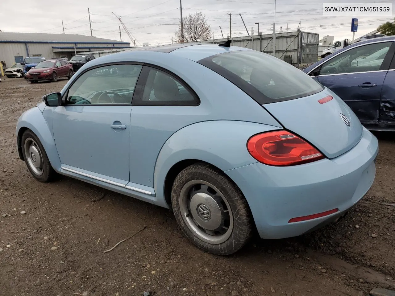 2012 Volkswagen Beetle VIN: 3VWJX7AT1CM651959 Lot: 79015844