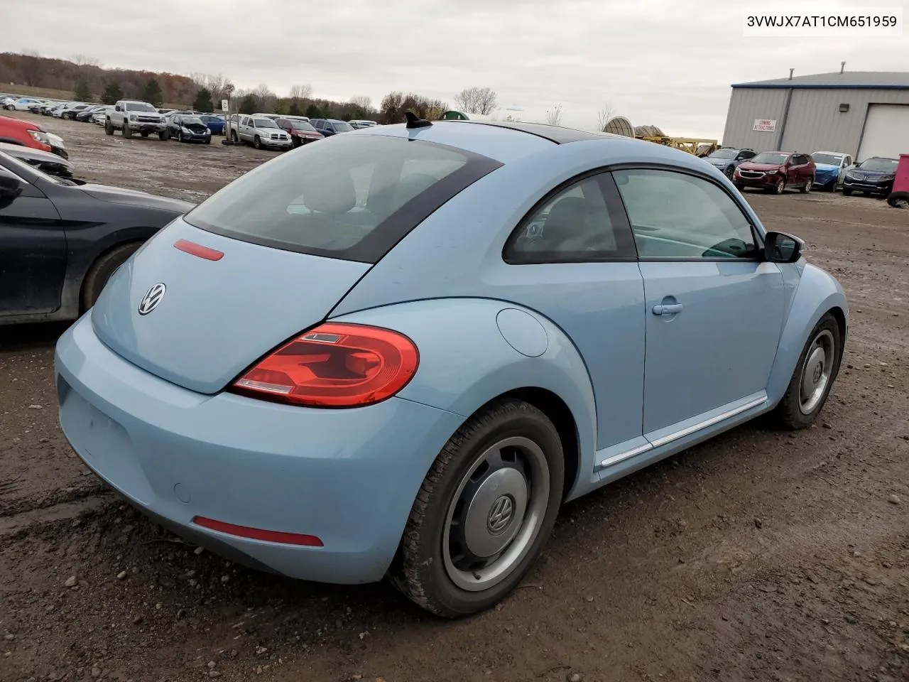 2012 Volkswagen Beetle VIN: 3VWJX7AT1CM651959 Lot: 79015844