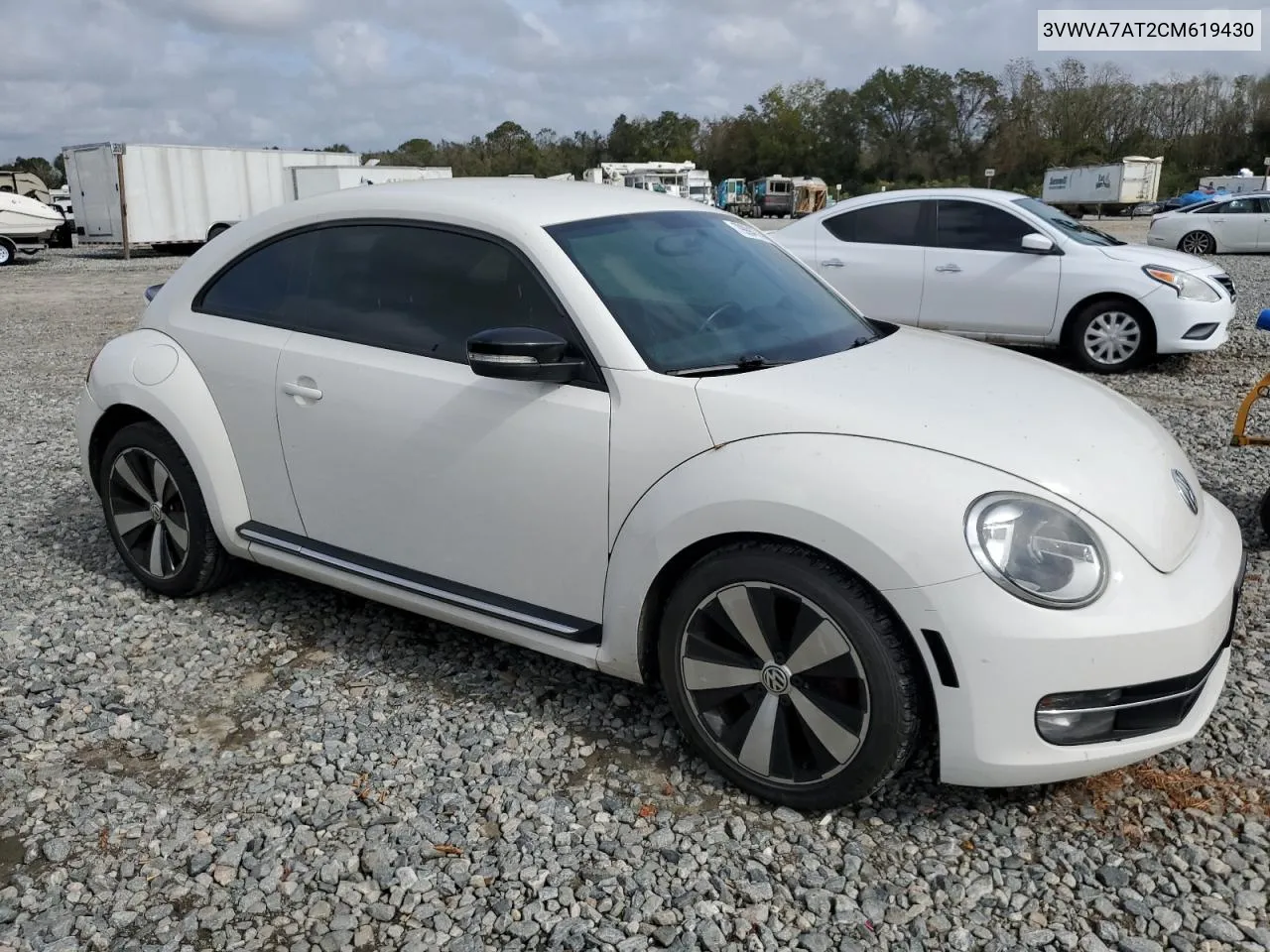 2012 Volkswagen Beetle Turbo VIN: 3VWVA7AT2CM619430 Lot: 79994774