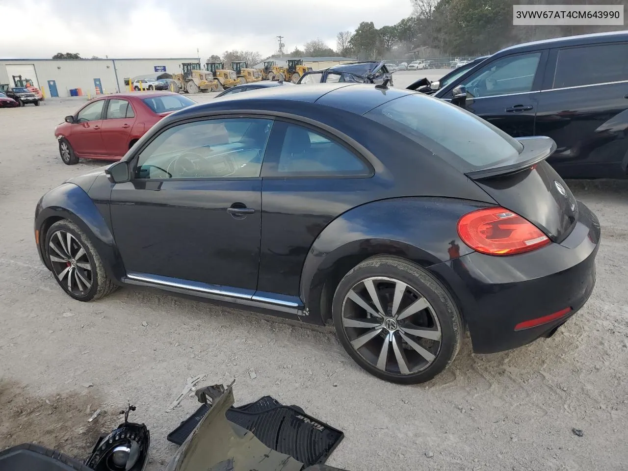 2012 Volkswagen Beetle Turbo VIN: 3VWV67AT4CM643990 Lot: 80129154