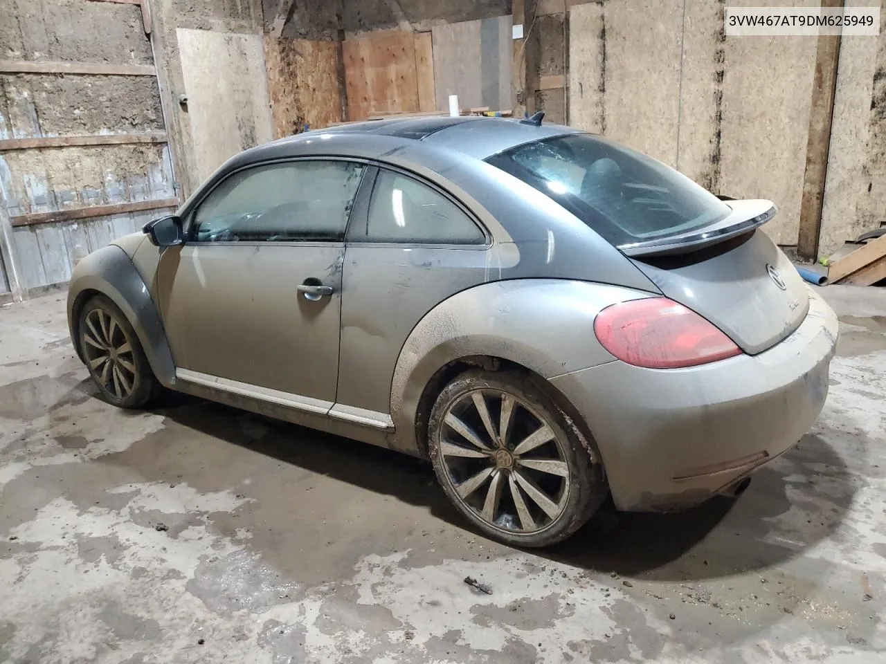 2013 Volkswagen Beetle Turbo VIN: 3VW467AT9DM625949 Lot: 48360734