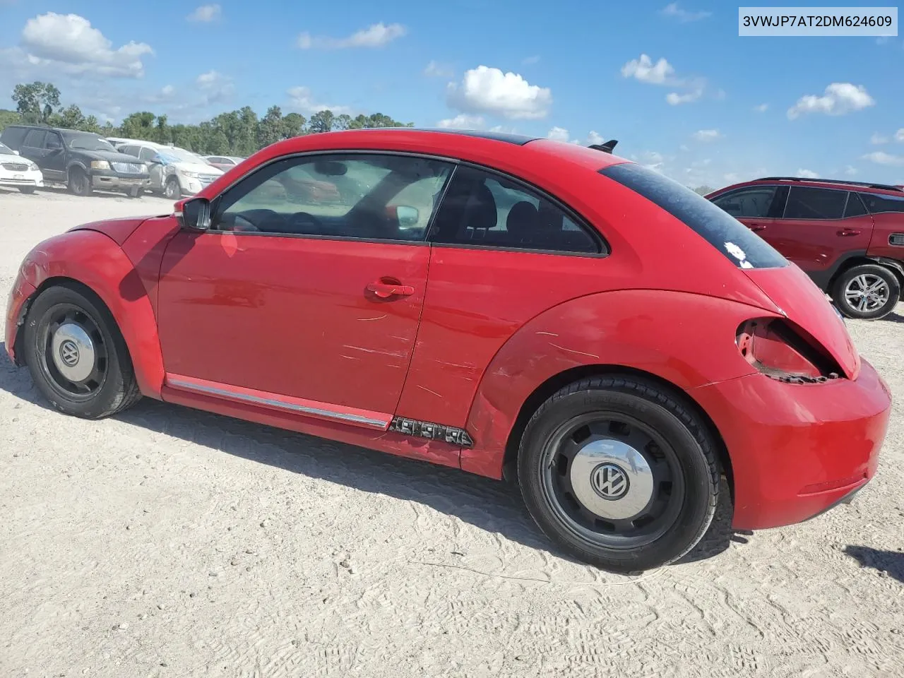 2013 Volkswagen Beetle VIN: 3VWJP7AT2DM624609 Lot: 67640404