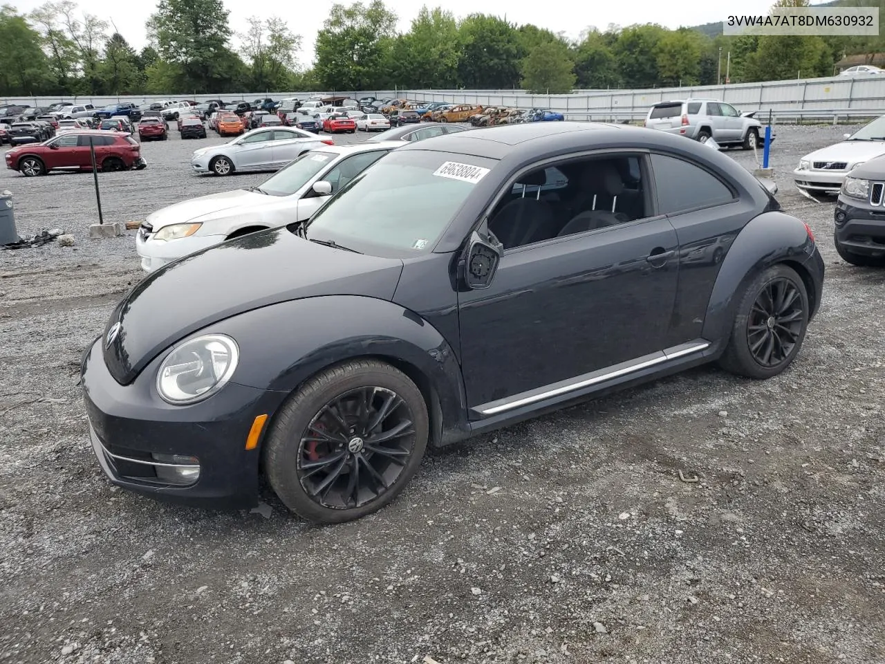 2013 Volkswagen Beetle Turbo VIN: 3VW4A7AT8DM630932 Lot: 69638804