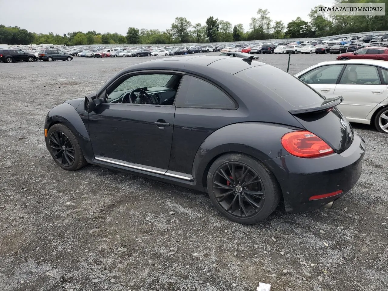 2013 Volkswagen Beetle Turbo VIN: 3VW4A7AT8DM630932 Lot: 69638804