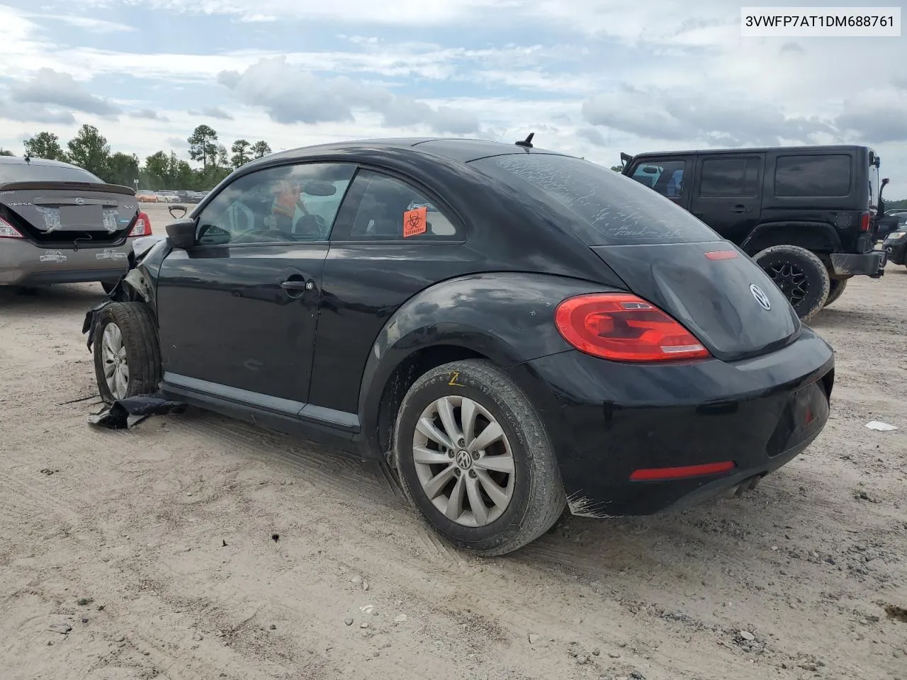 2013 Volkswagen Beetle VIN: 3VWFP7AT1DM688761 Lot: 69930154