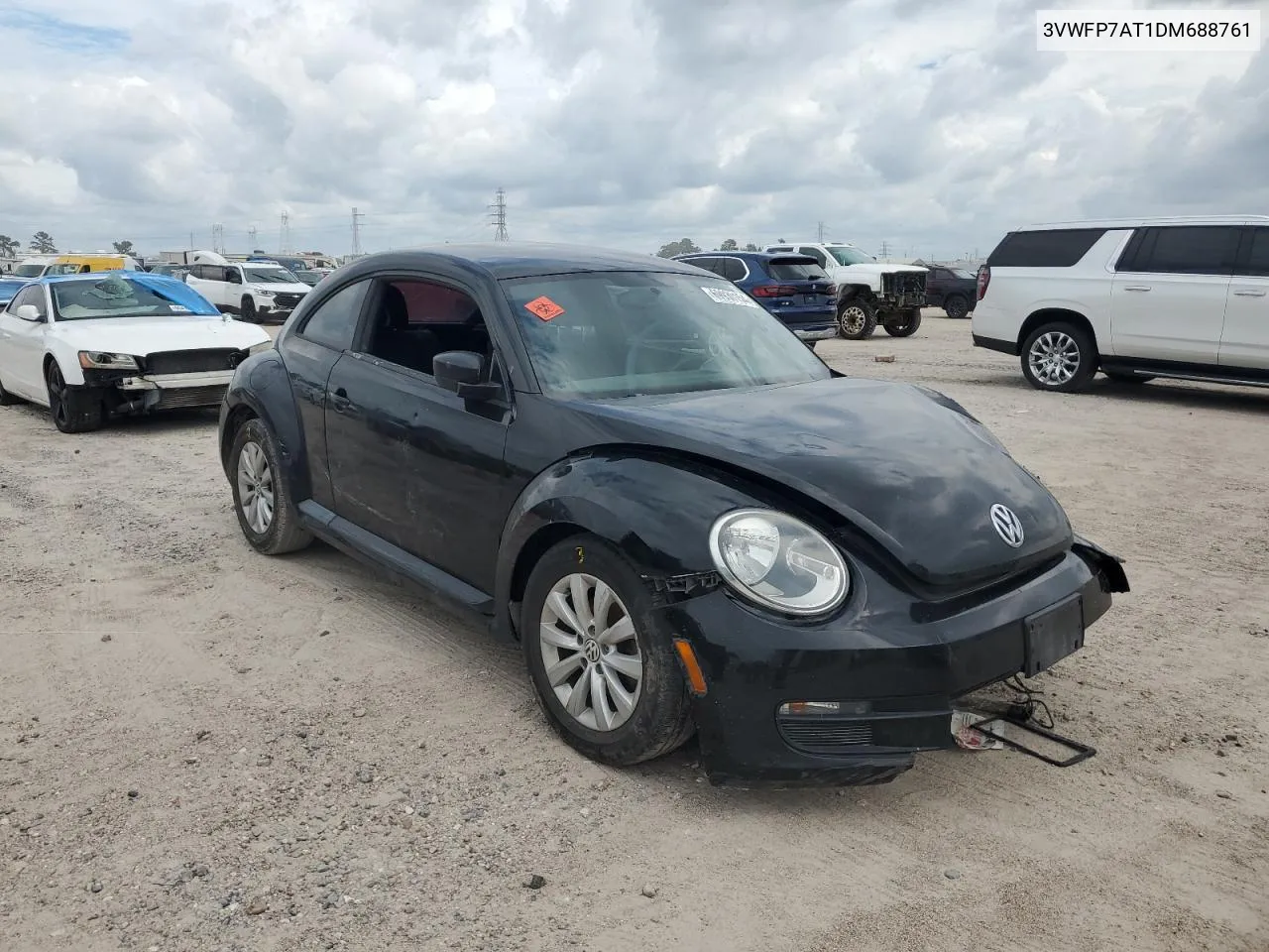 2013 Volkswagen Beetle VIN: 3VWFP7AT1DM688761 Lot: 69930154