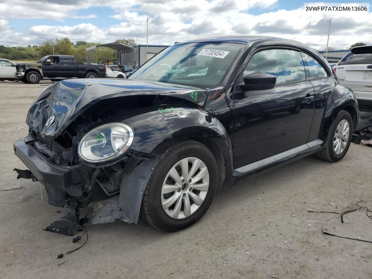 2013 Volkswagen Beetle VIN: 3VWFP7ATXDM613606 Lot: 71732454