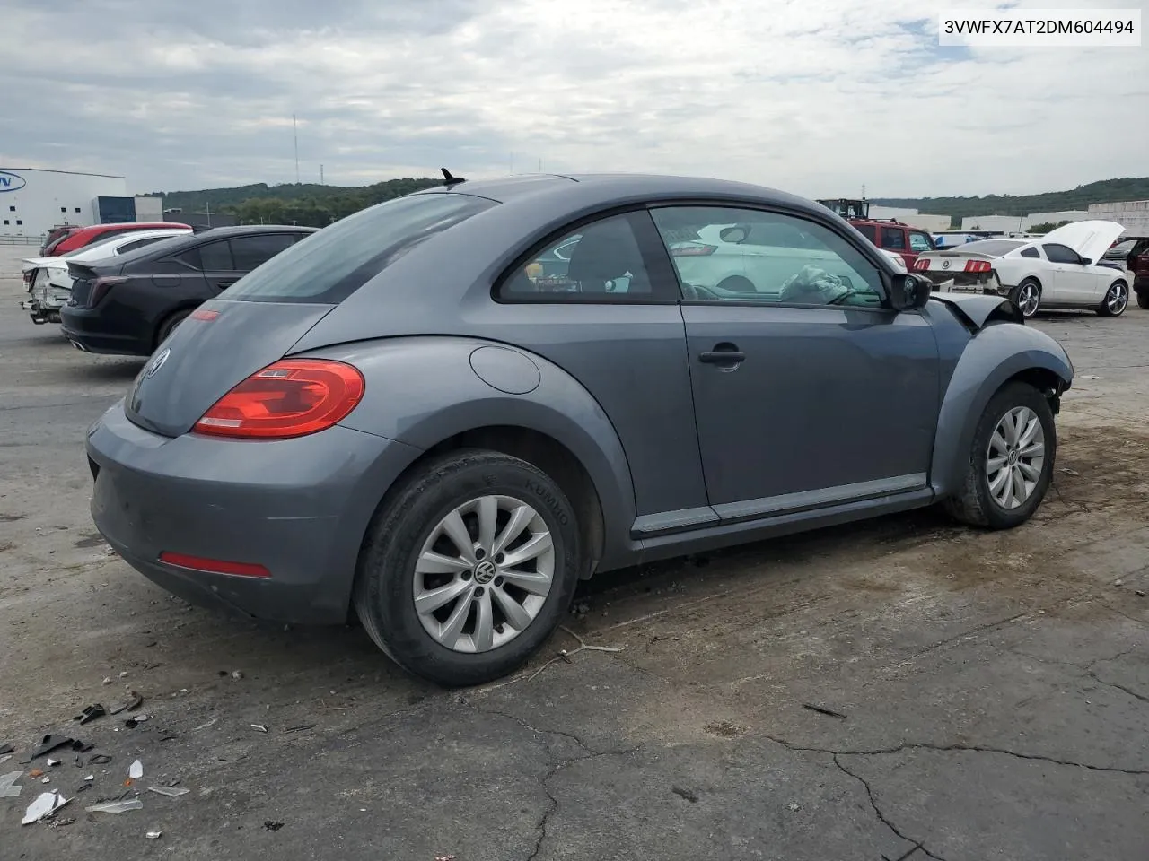 2013 Volkswagen Beetle VIN: 3VWFX7AT2DM604494 Lot: 72611934