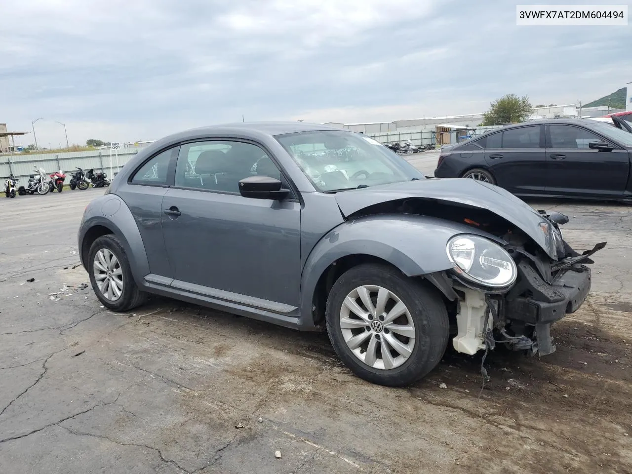 2013 Volkswagen Beetle VIN: 3VWFX7AT2DM604494 Lot: 72611934