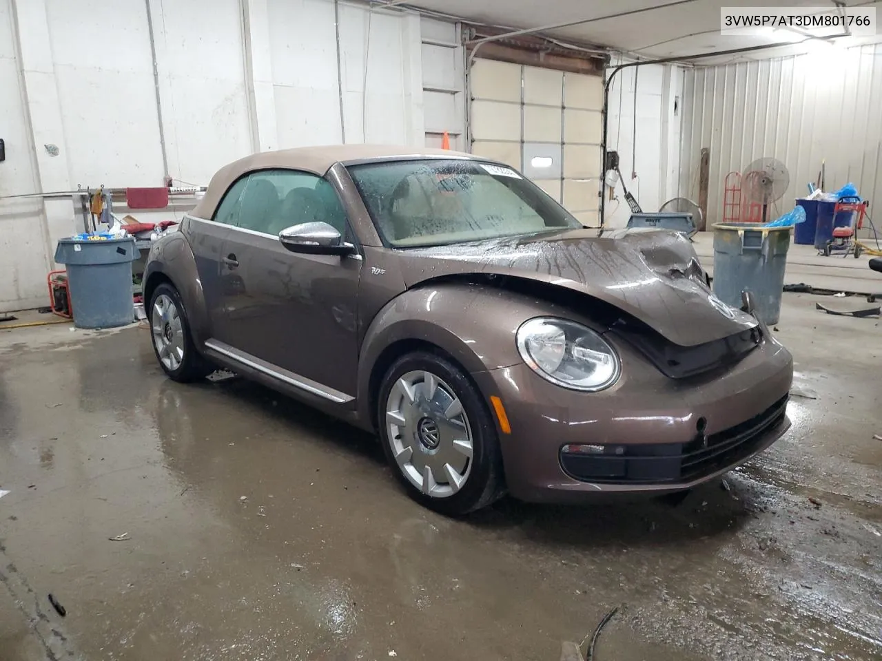 2013 Volkswagen Beetle VIN: 3VW5P7AT3DM801766 Lot: 72782334