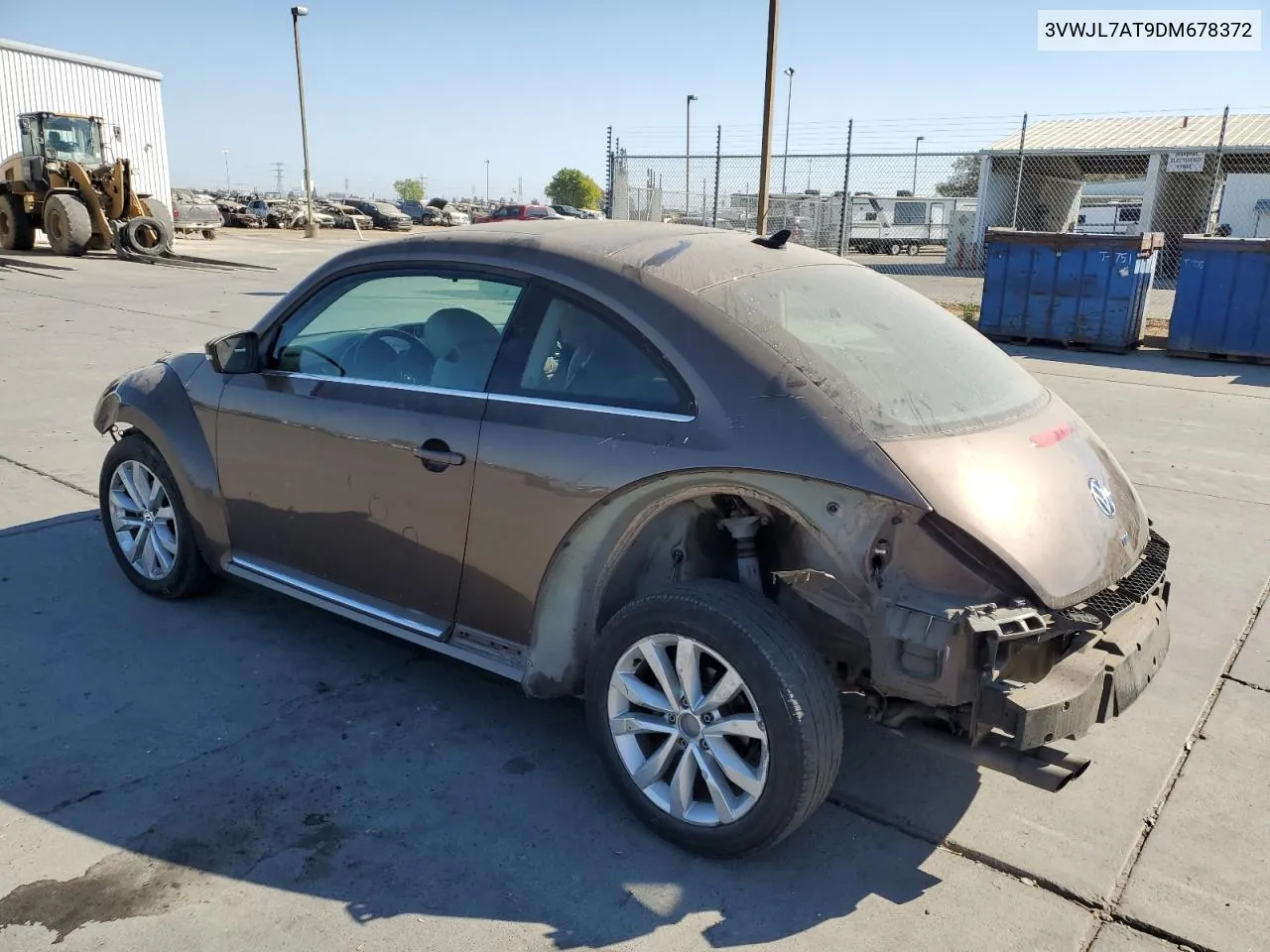 2013 Volkswagen Beetle VIN: 3VWJL7AT9DM678372 Lot: 73008074