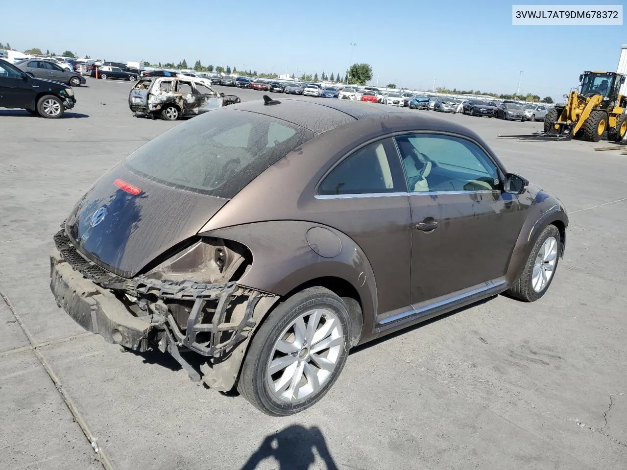 2013 Volkswagen Beetle VIN: 3VWJL7AT9DM678372 Lot: 73008074