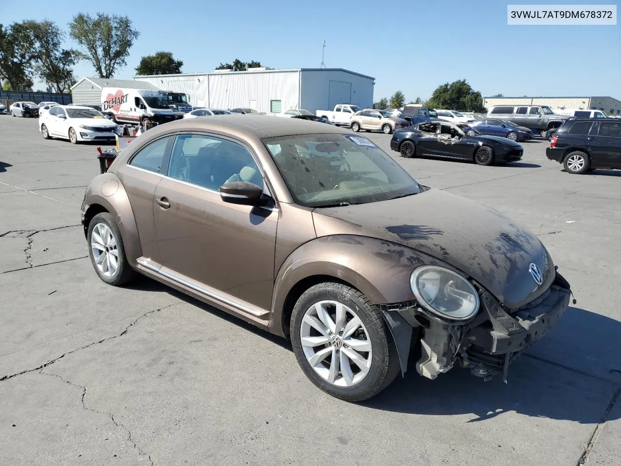 2013 Volkswagen Beetle VIN: 3VWJL7AT9DM678372 Lot: 73008074