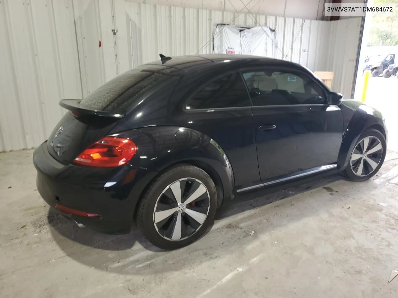 2013 Volkswagen Beetle Turbo VIN: 3VWVS7AT1DM684672 Lot: 73332584