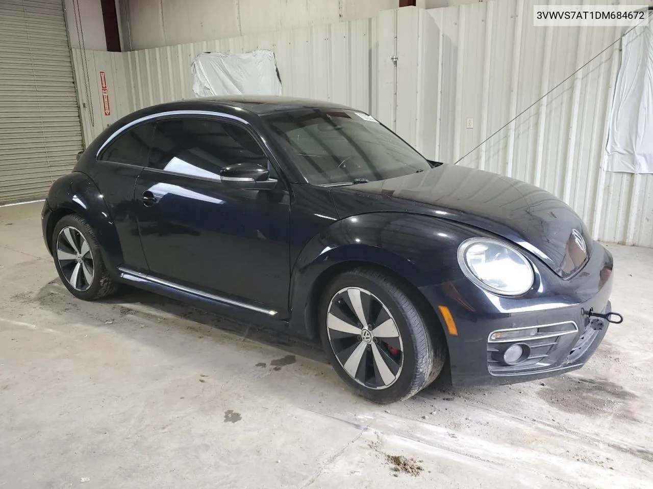 2013 Volkswagen Beetle Turbo VIN: 3VWVS7AT1DM684672 Lot: 73332584