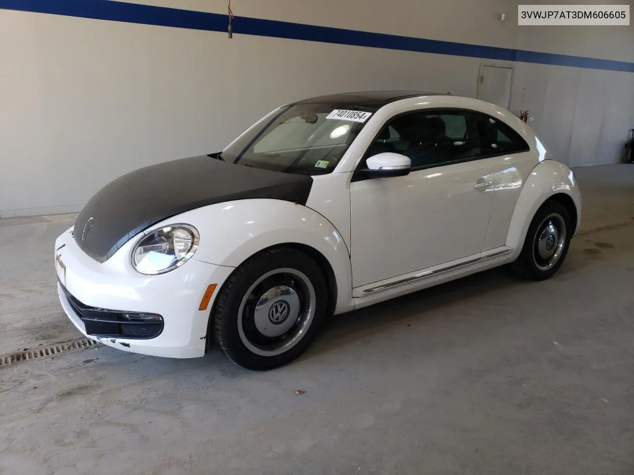 2013 Volkswagen Beetle VIN: 3VWJP7AT3DM606605 Lot: 74010854