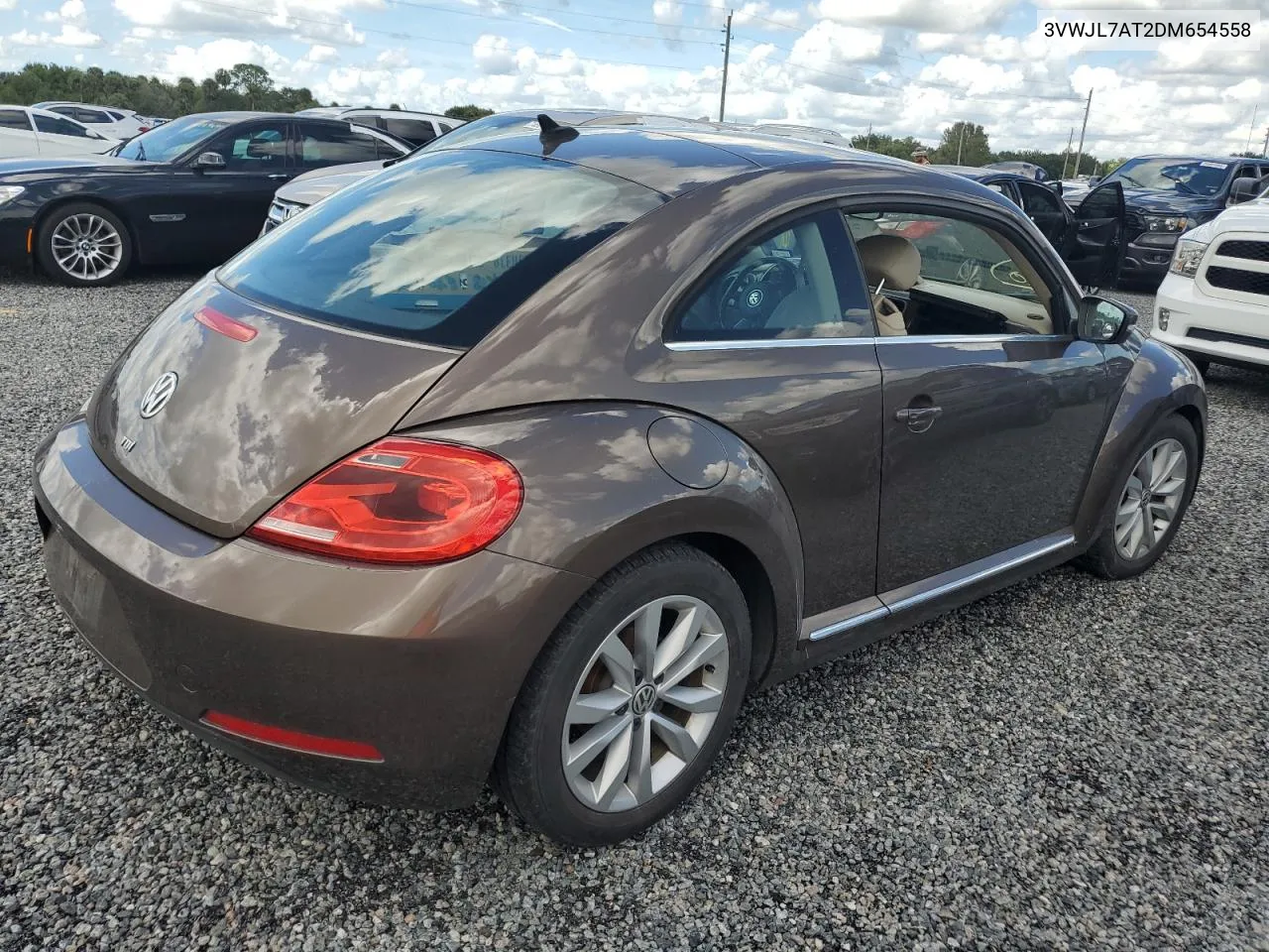 2013 Volkswagen Beetle VIN: 3VWJL7AT2DM654558 Lot: 74046764