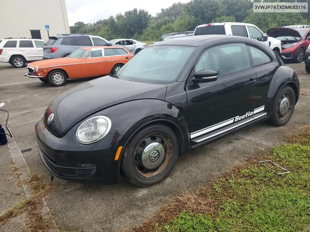 2013 Volkswagen Beetle VIN: 3VWJP7ATXDM683116 Lot: 74091404