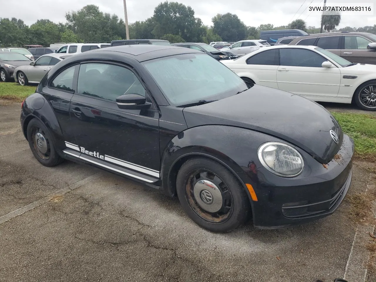 2013 Volkswagen Beetle VIN: 3VWJP7ATXDM683116 Lot: 74091404