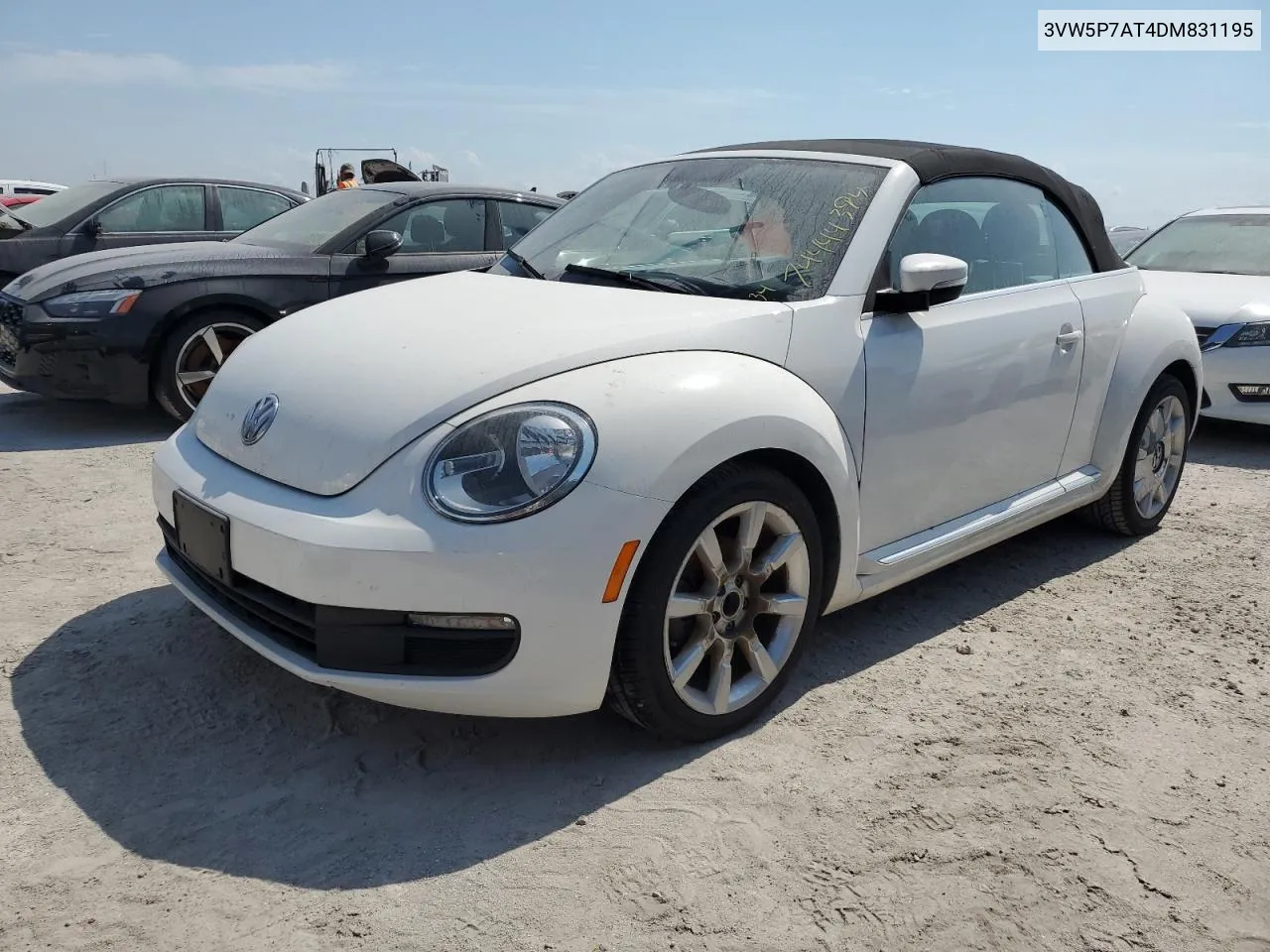 2013 Volkswagen Beetle VIN: 3VW5P7AT4DM831195 Lot: 74444394