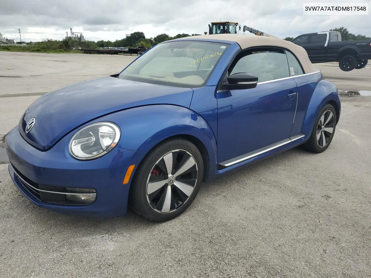 2013 Volkswagen Beetle Turbo VIN: 3VW7A7AT4DM817548 Lot: 74474064