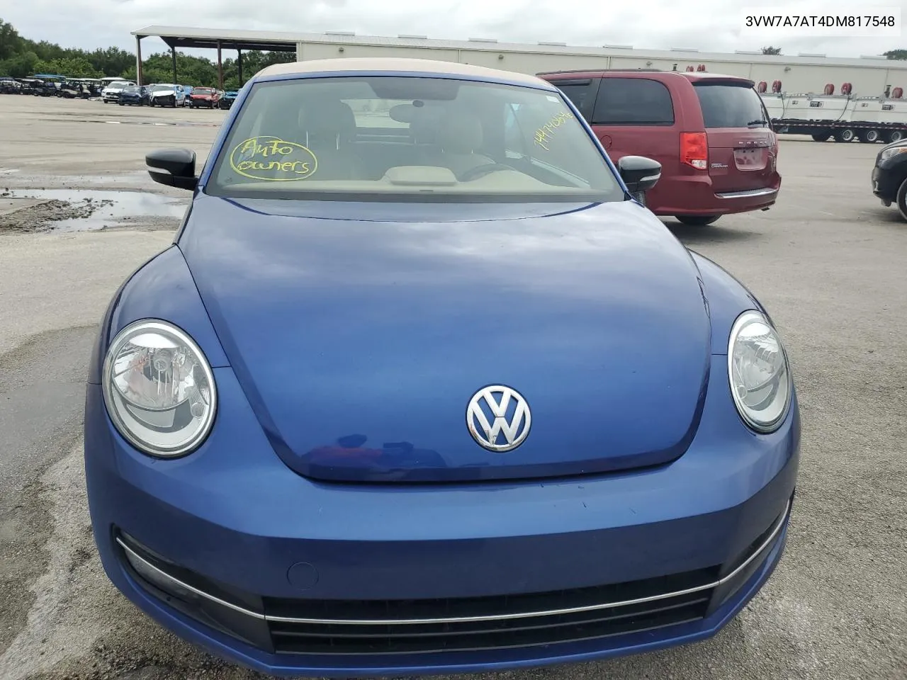 2013 Volkswagen Beetle Turbo VIN: 3VW7A7AT4DM817548 Lot: 74474064