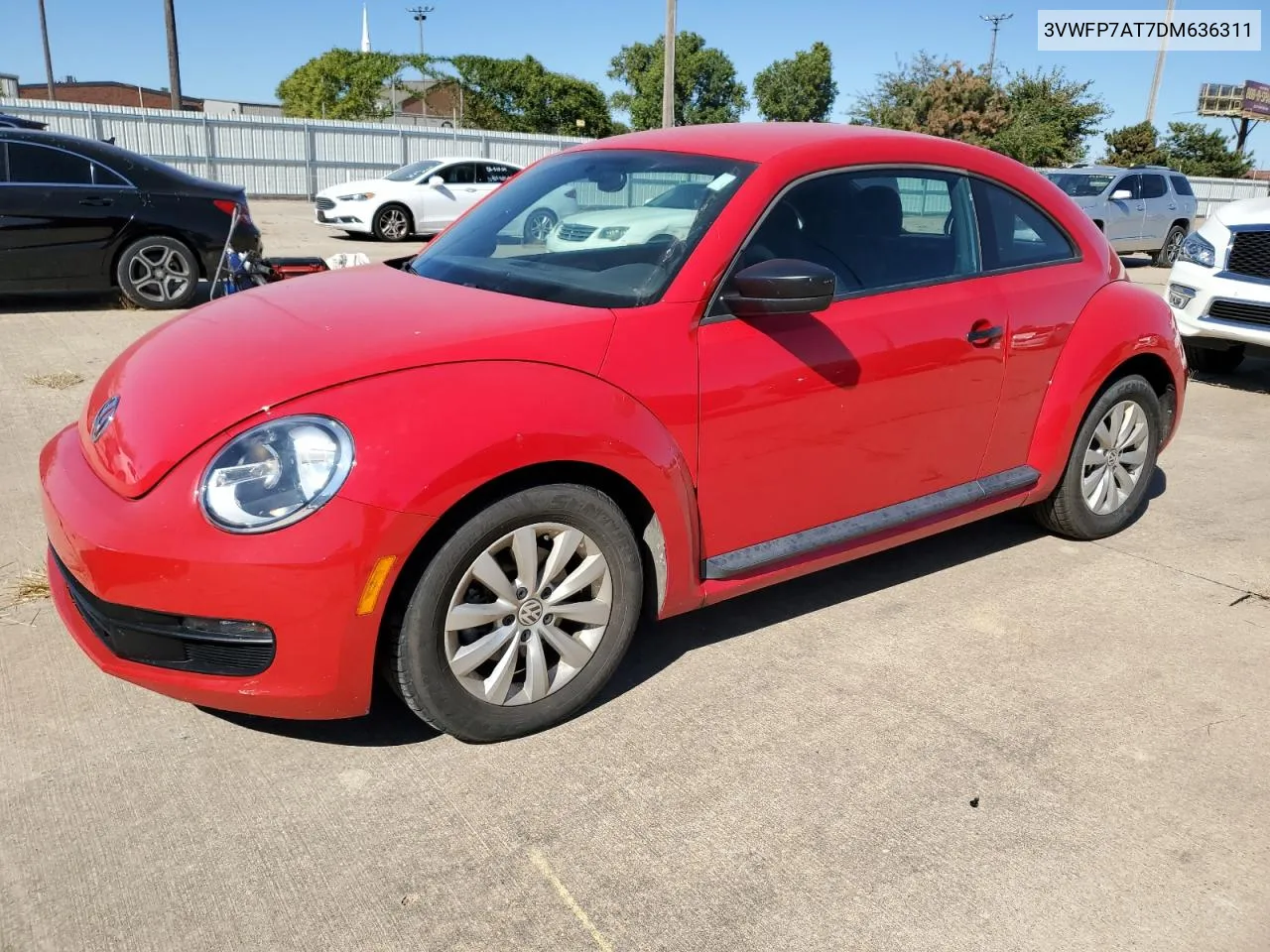 2013 Volkswagen Beetle VIN: 3VWFP7AT7DM636311 Lot: 74923824