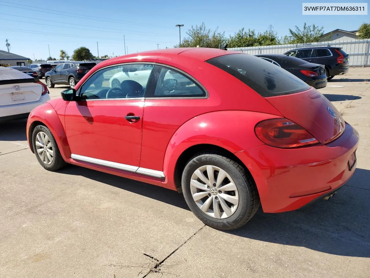 2013 Volkswagen Beetle VIN: 3VWFP7AT7DM636311 Lot: 74923824