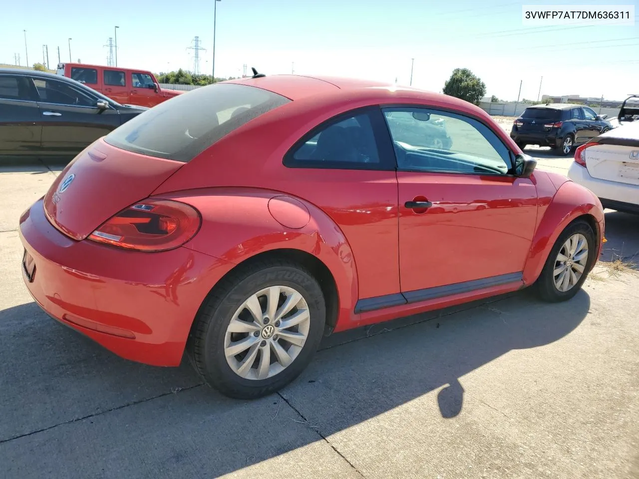 2013 Volkswagen Beetle VIN: 3VWFP7AT7DM636311 Lot: 74923824