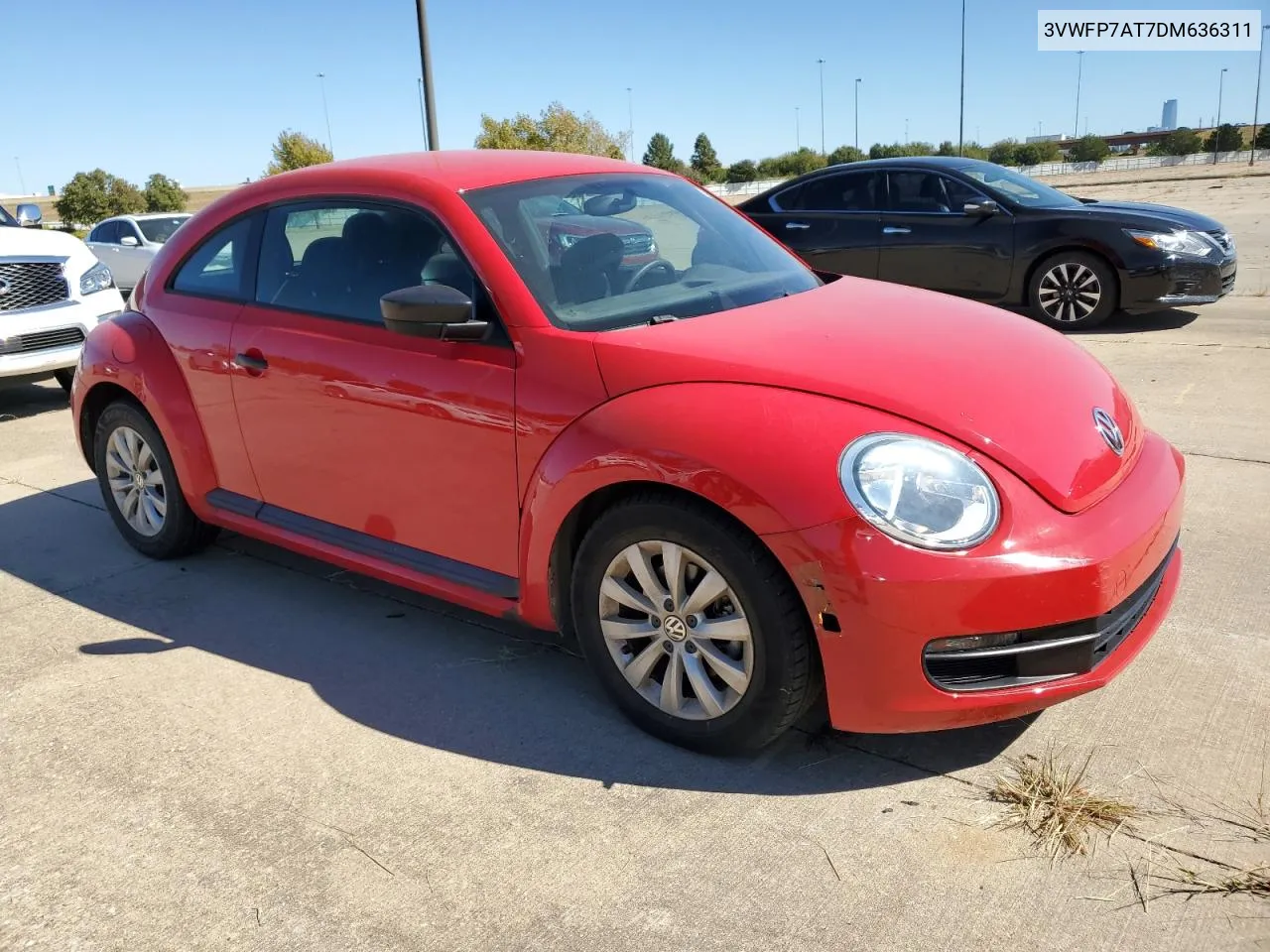 2013 Volkswagen Beetle VIN: 3VWFP7AT7DM636311 Lot: 74923824