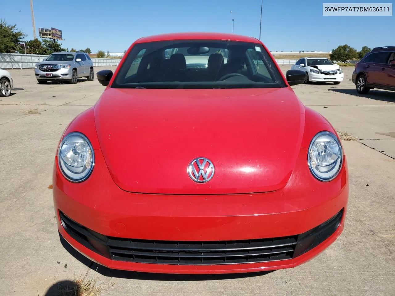 2013 Volkswagen Beetle VIN: 3VWFP7AT7DM636311 Lot: 74923824