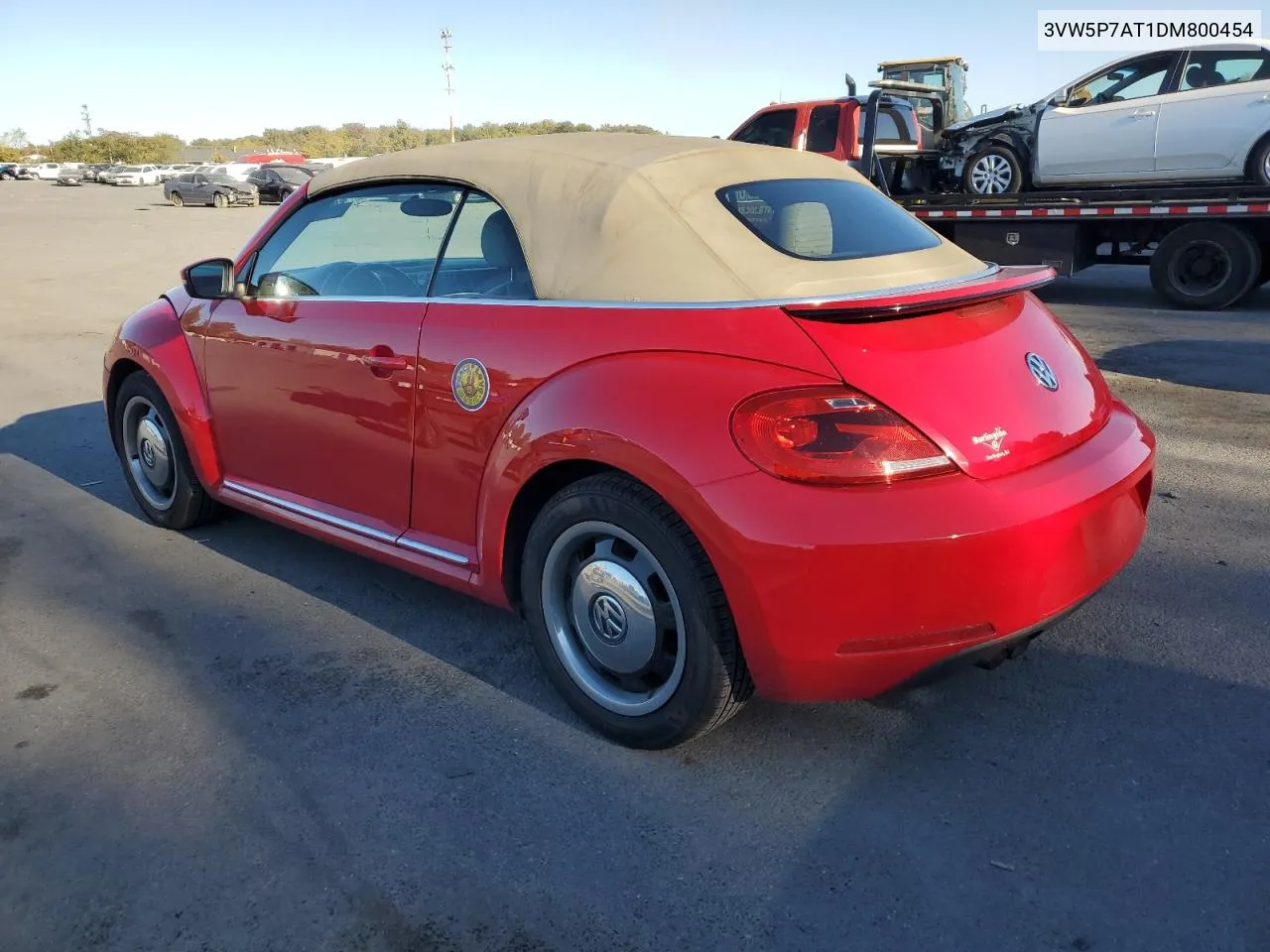 2013 Volkswagen Beetle VIN: 3VW5P7AT1DM800454 Lot: 74997514