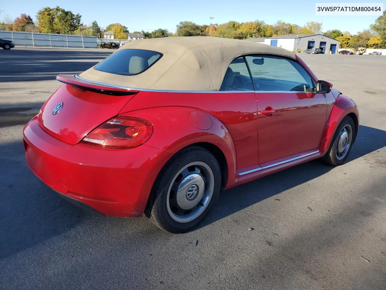 2013 Volkswagen Beetle VIN: 3VW5P7AT1DM800454 Lot: 74997514