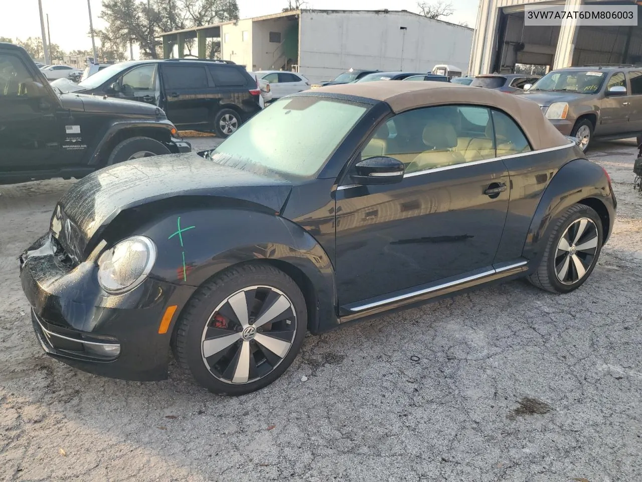 2013 Volkswagen Beetle Turbo VIN: 3VW7A7AT6DM806003 Lot: 75080294