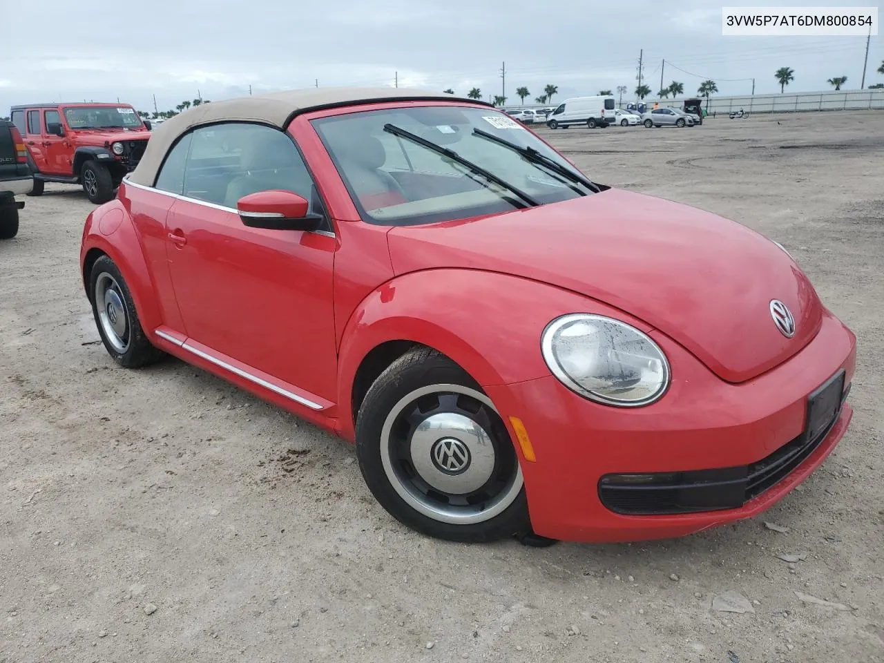 2013 Volkswagen Beetle VIN: 3VW5P7AT6DM800854 Lot: 75119344