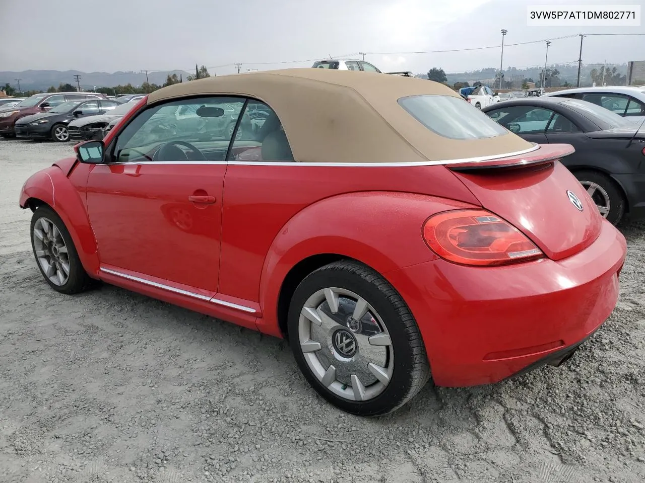 2013 Volkswagen Beetle VIN: 3VW5P7AT1DM802771 Lot: 75573654