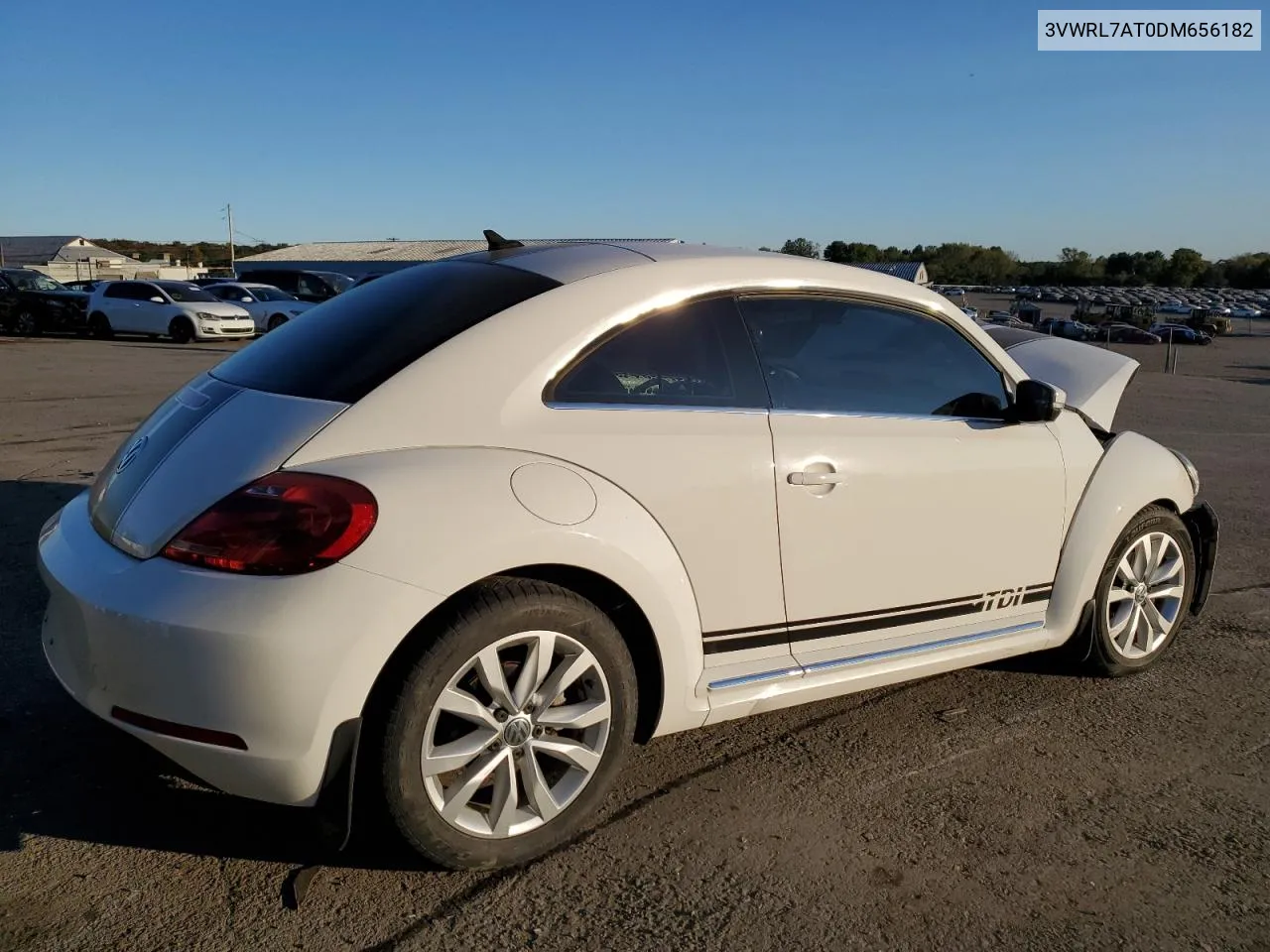 2013 Volkswagen Beetle VIN: 3VWRL7AT0DM656182 Lot: 75599514