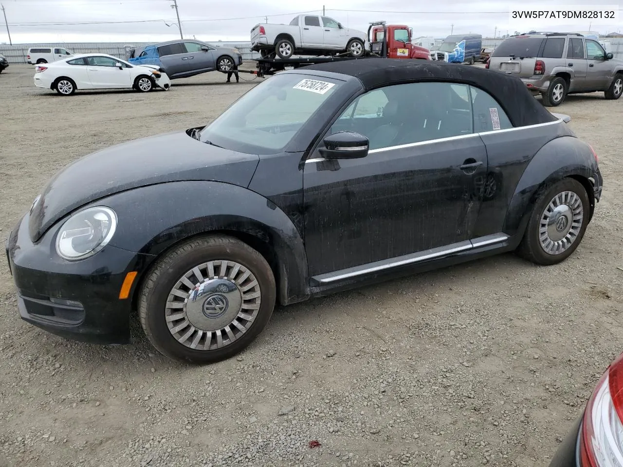 2013 Volkswagen Beetle VIN: 3VW5P7AT9DM828132 Lot: 75758724