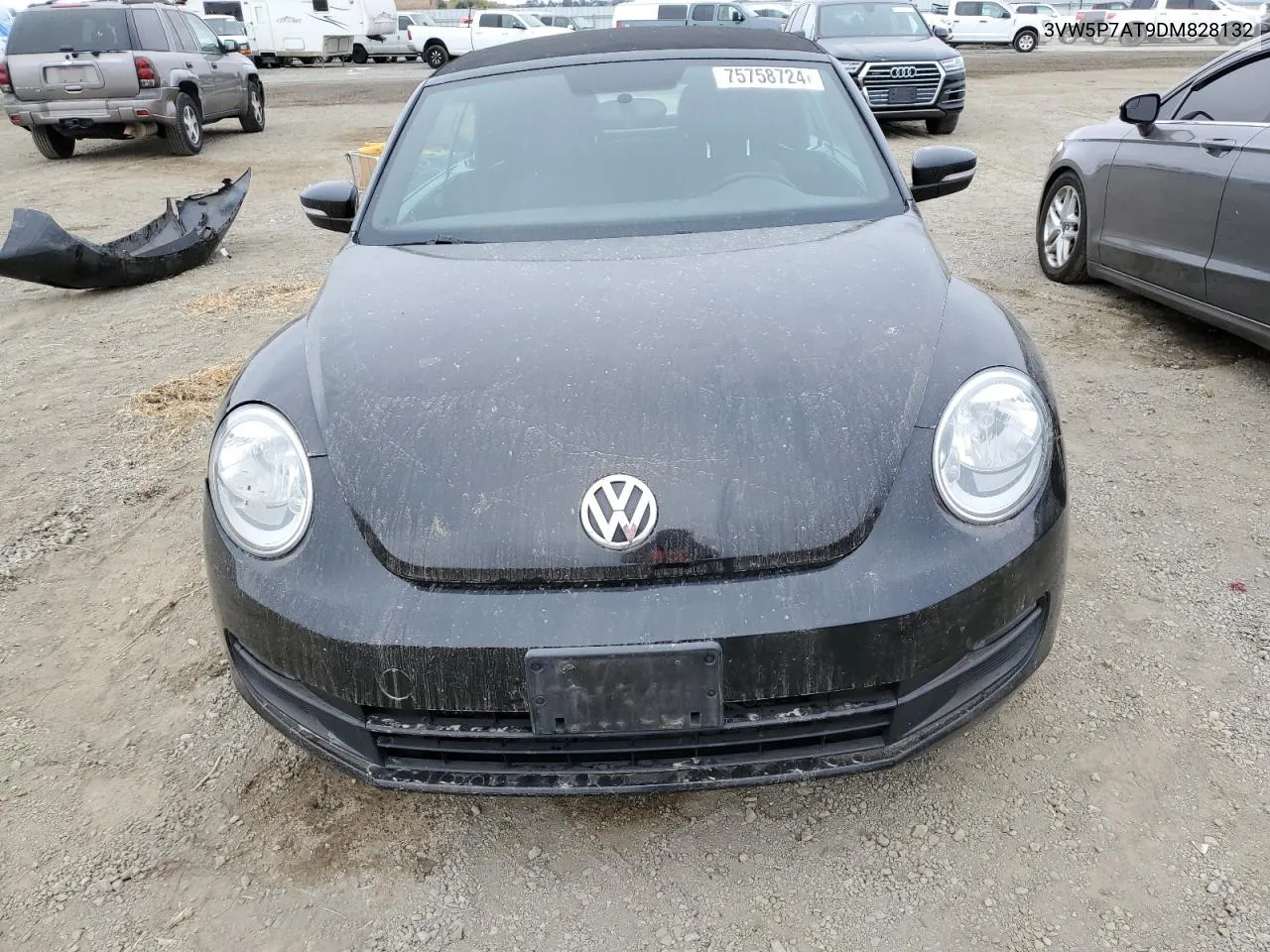 2013 Volkswagen Beetle VIN: 3VW5P7AT9DM828132 Lot: 75758724