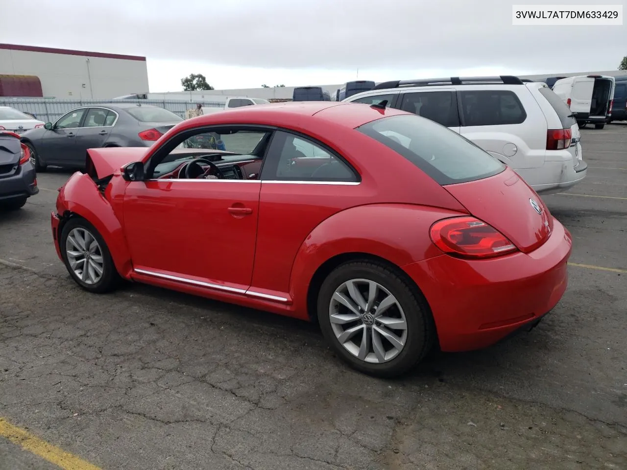 2013 Volkswagen Beetle VIN: 3VWJL7AT7DM633429 Lot: 75904304